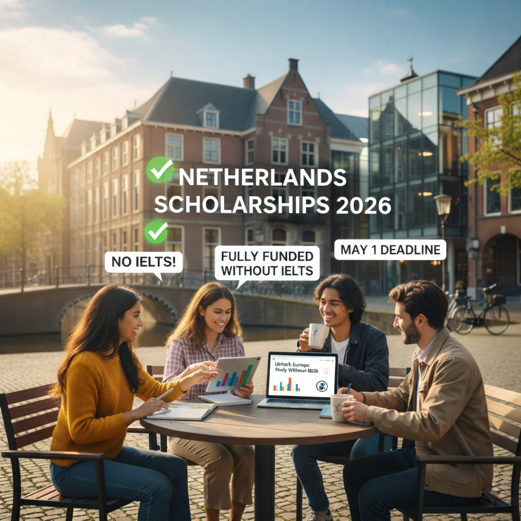 Netherlands Scholarships 2026 No IELTS