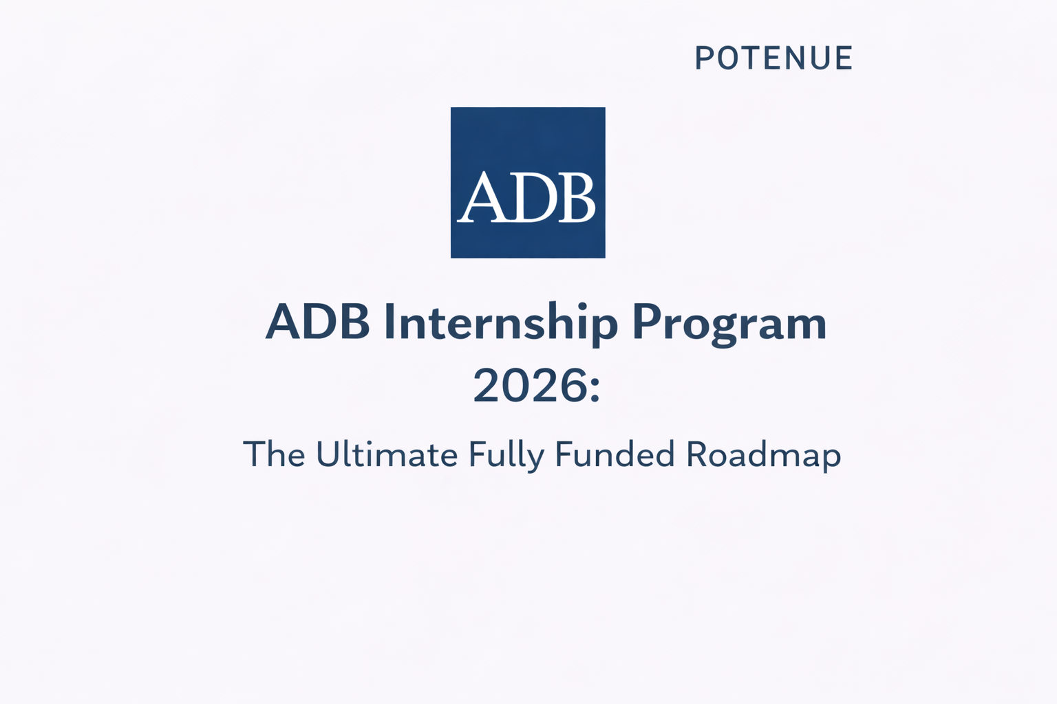ADB Internship Program 2026