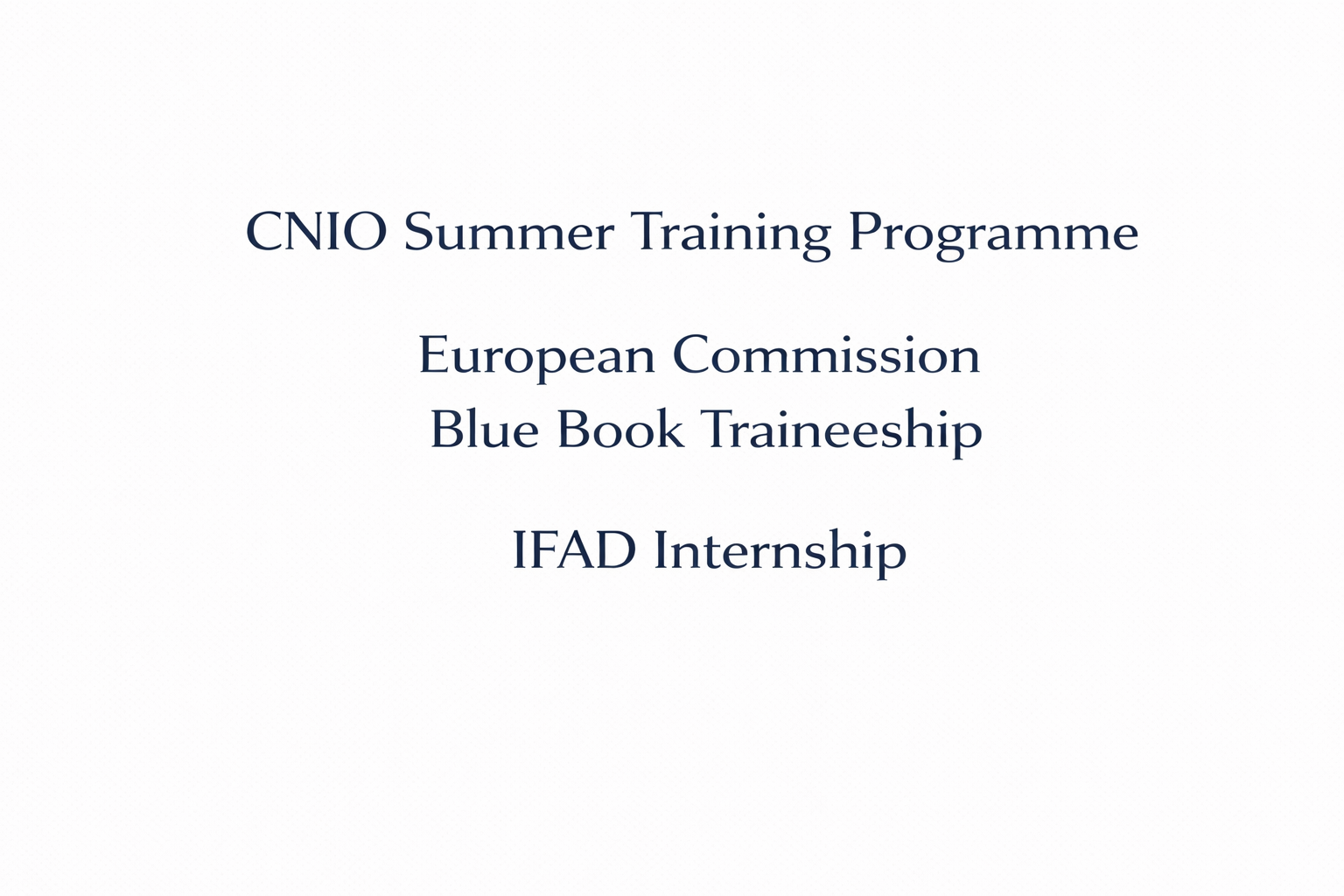 internships