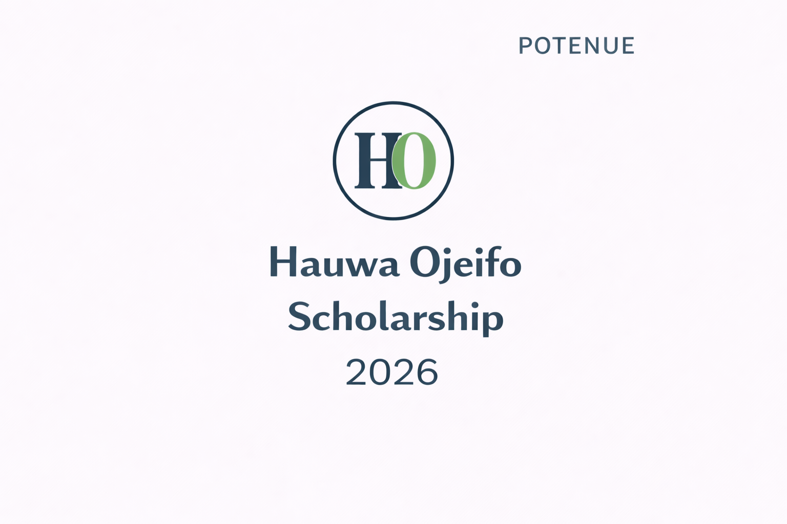 Hauwa Ojeifo Scholarship 2026