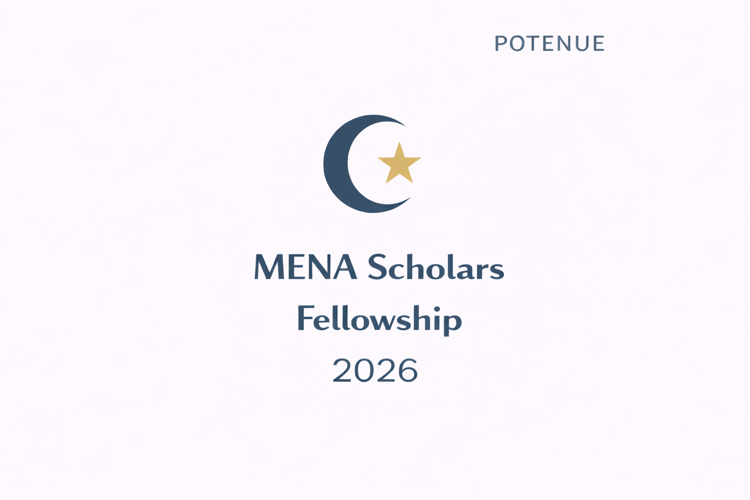 MENA scholars fellowship 2026