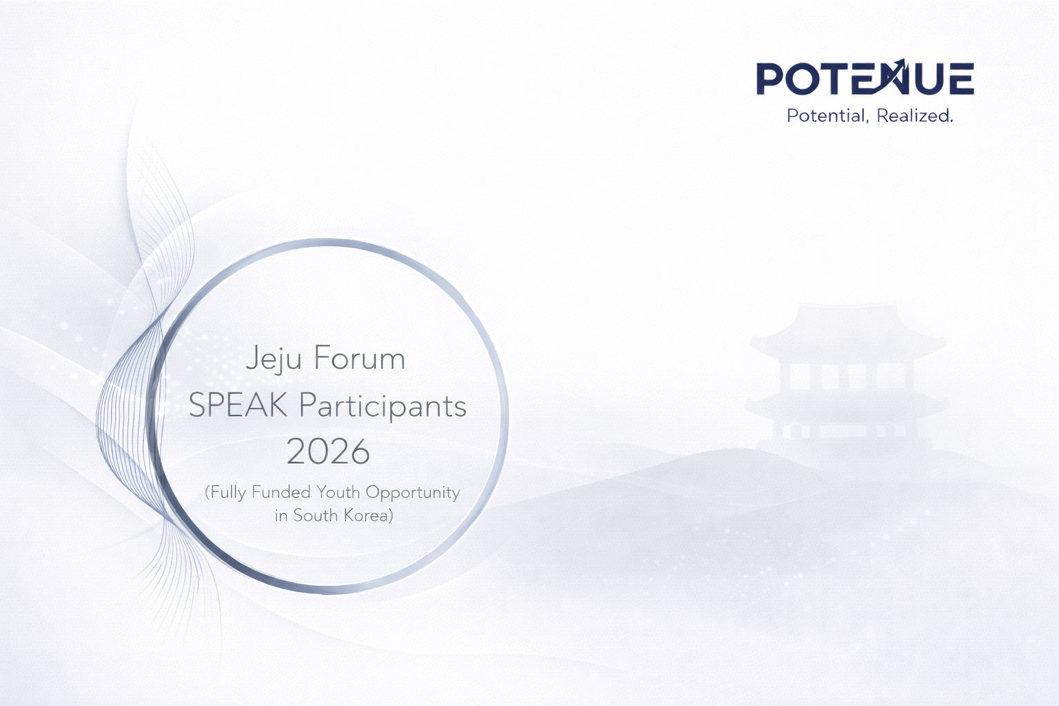 Jeju Forum SPEAK 2026