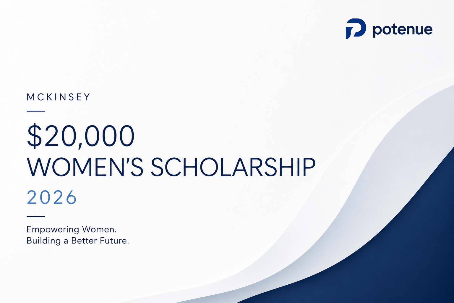McKinsey $20,000 Women’s Scholarship