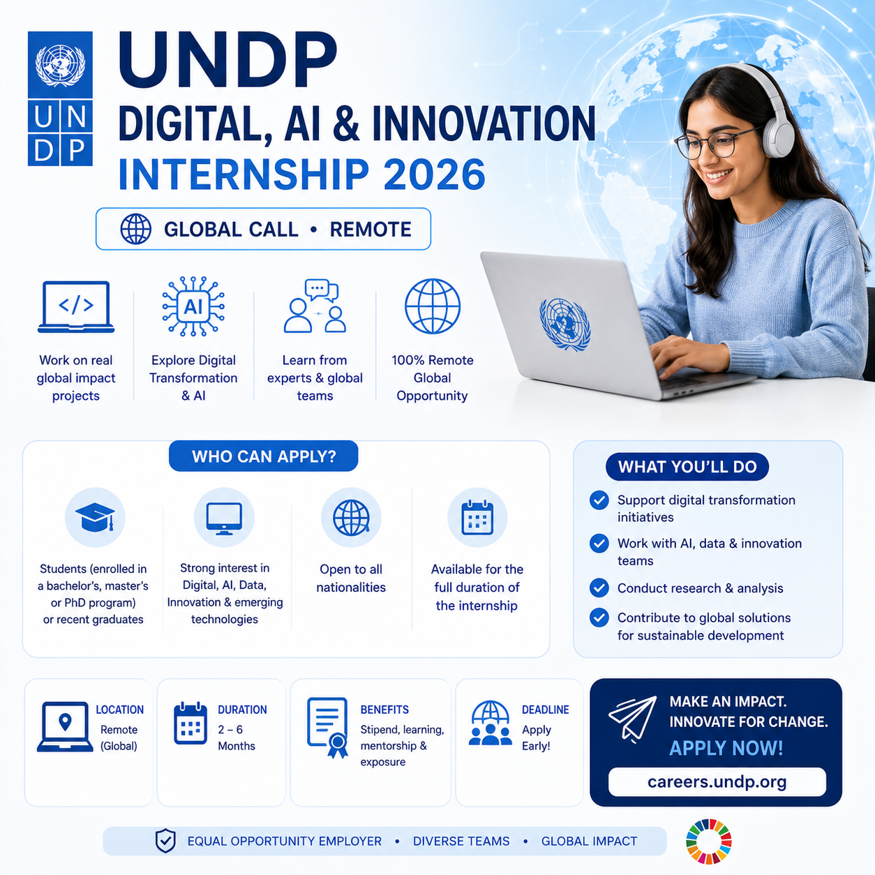 UNDP Digital, AI, and Innovation Internship