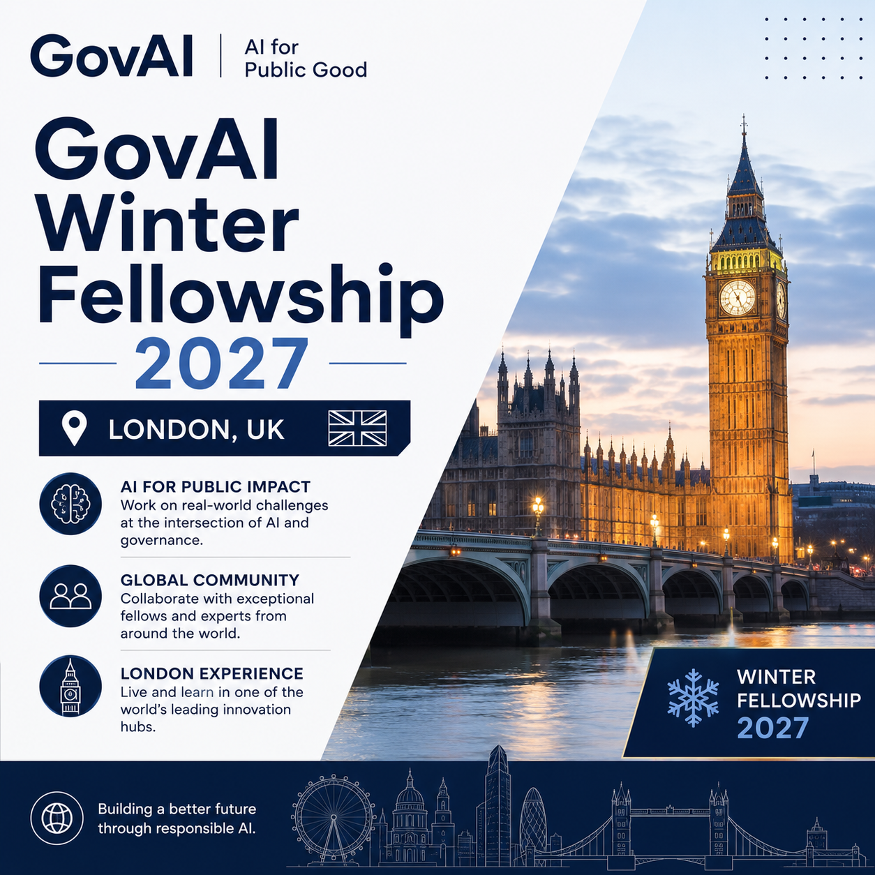 GovAI Winter Fellowship 2027 (London, UK)