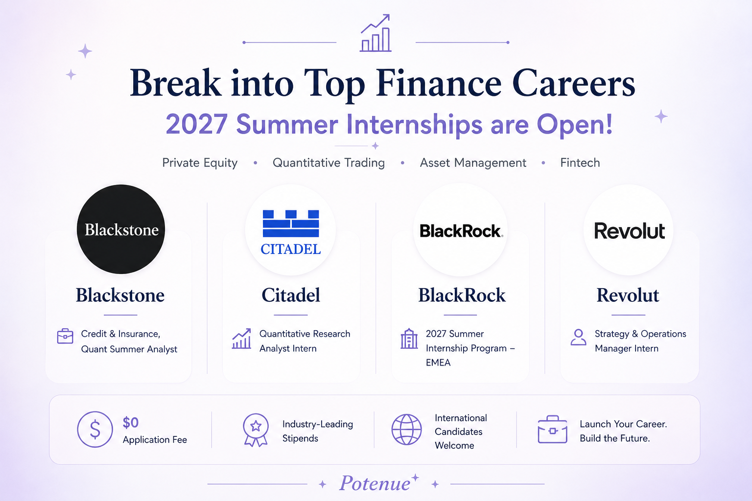 Finance & Tech Internships
