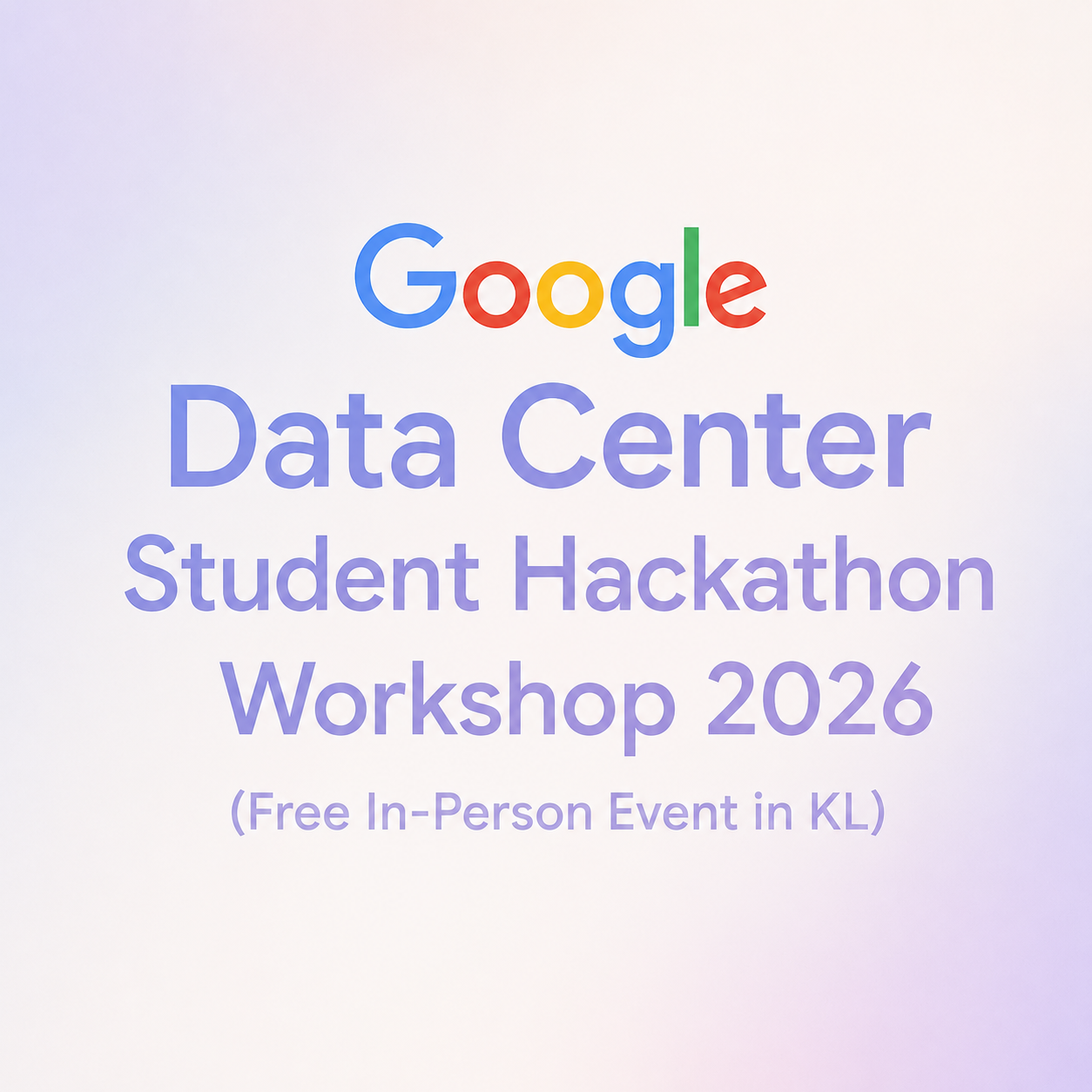 Google Data Center Student Hackathon Workshop
