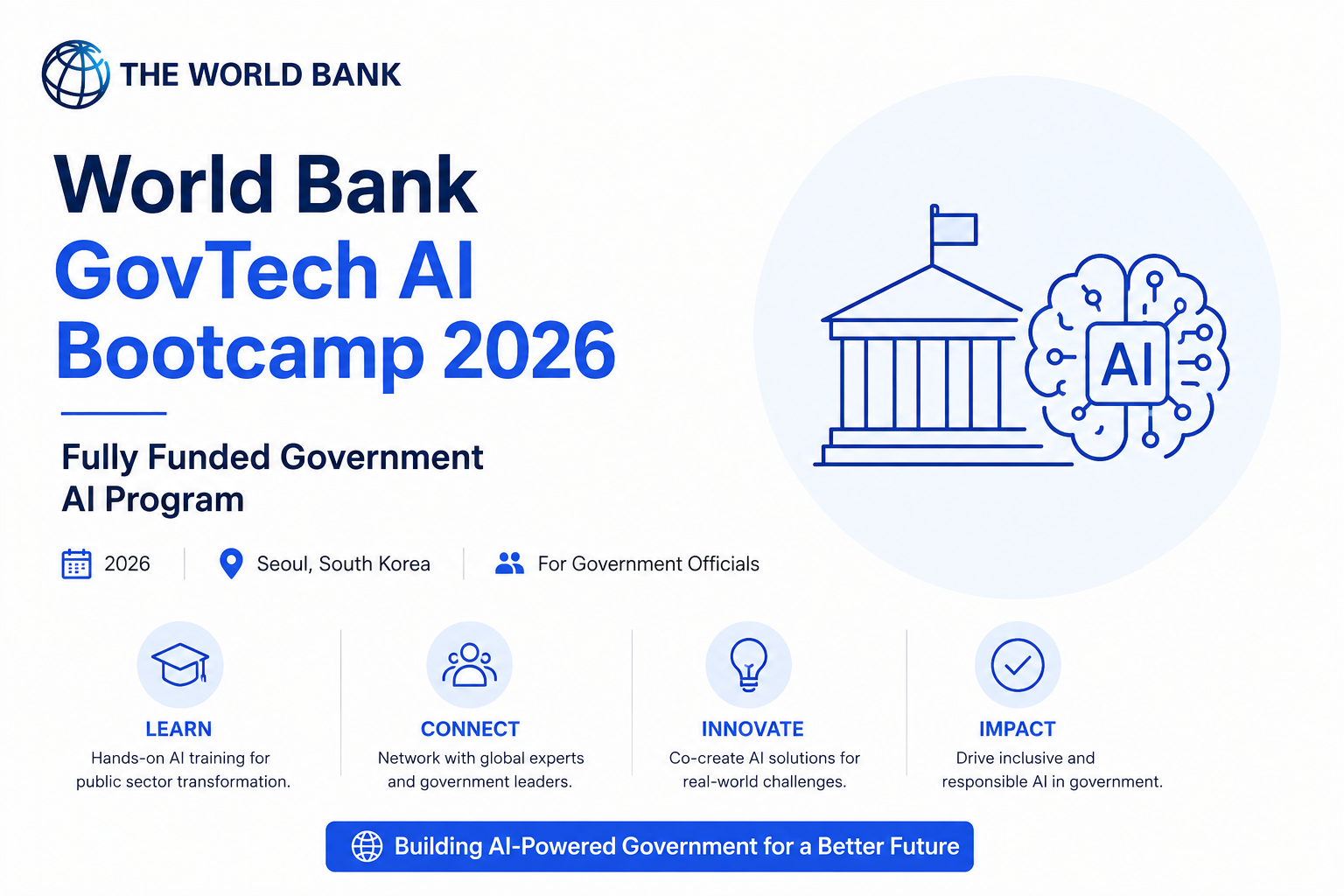 World Bank GovTech AI Bootcamp 2026