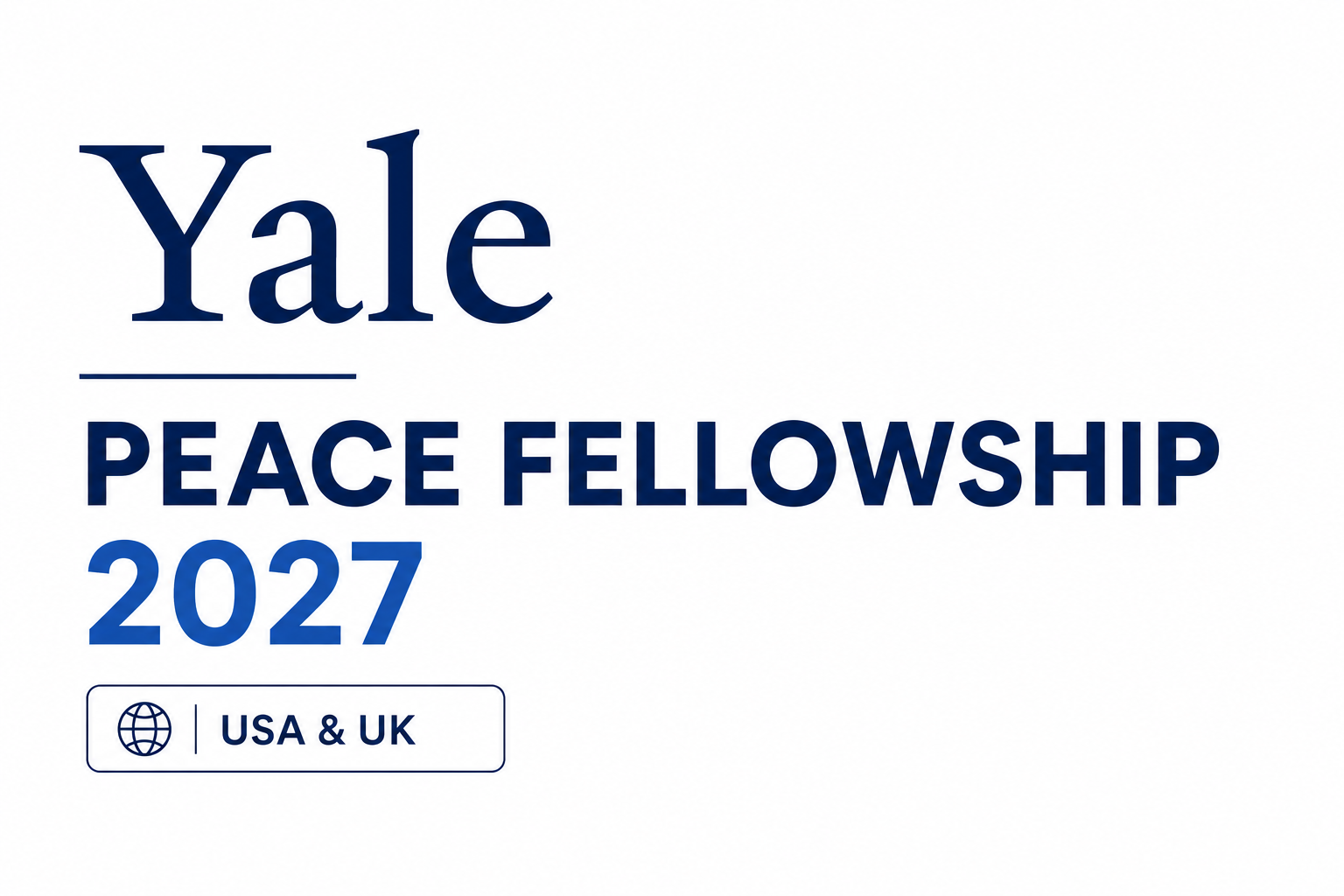 Yale Peace Fellowship 2027