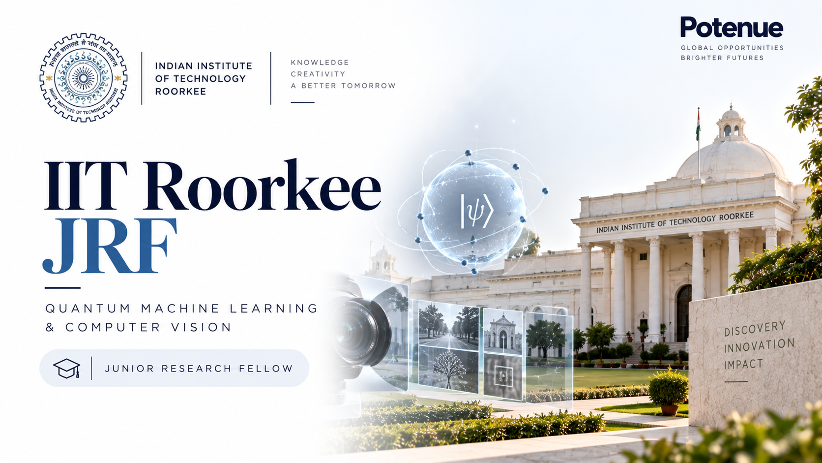 IIT Roorkee JRF — Quantum Machine Learning & Computer Vision