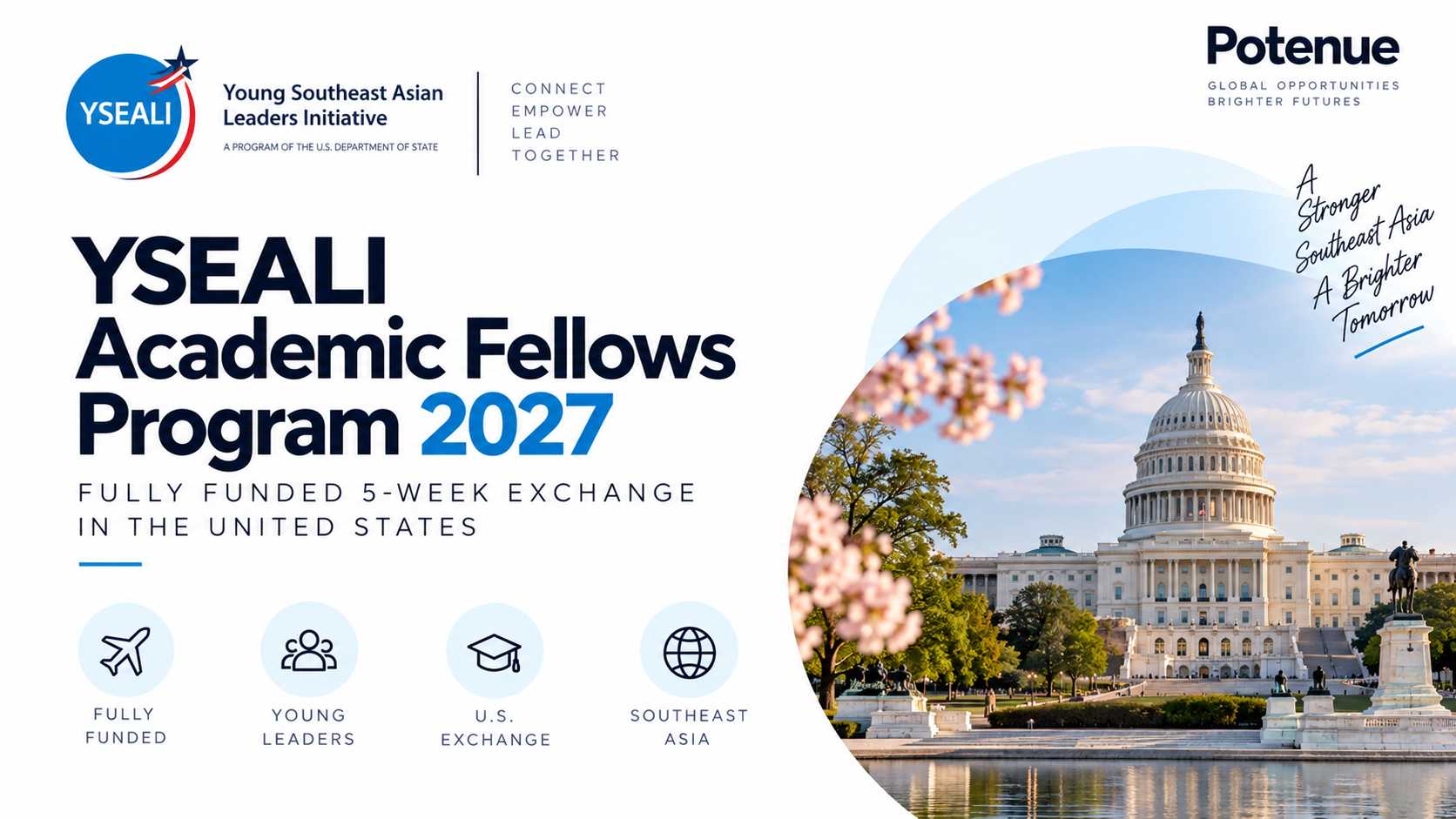 YSEALI Academic Fellows Program 2027: Fully Funded U.S. Exchange